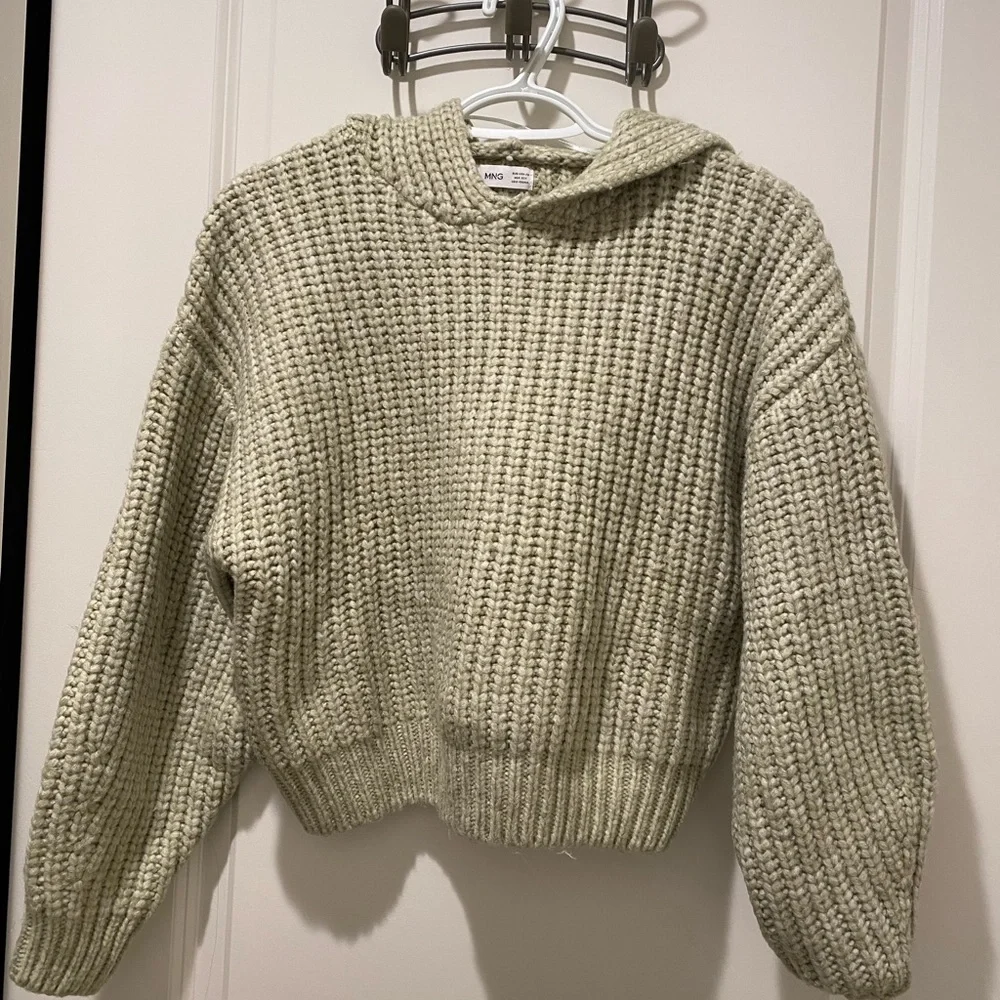 Mango Knit Hoddie Sweater - Picture 5 of 7